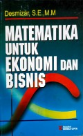 Matematika Untuk Ekonomi Dan Bisnis