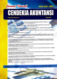 Jurnal Ilmiah Cendekia Akuntansi