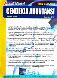 Jurnal Ilmiah Cendekia Akuntansi