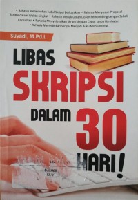 Libas Skripsi Dalam 30 Hari