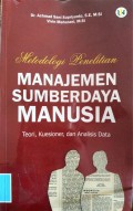 Metodologi Penelitian Manajemen Sumber Daya Manusia