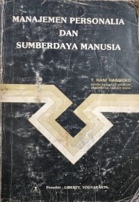 Manajemen Personalia Dan Sumberdaya Manusia