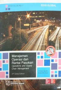 Manajemen Operasi dan Rantai Pasokan