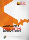 ANALISIS SE 2016 HASIL LISTING KABUPATEN KEDIRI
