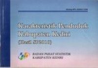 KARAKTERISTIK PENDUDUK KABUPATEN KEDIRI (HASIL SP2010)