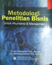 Metodologi Penelitian Bisnis