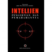Image of INTELIJEN PNGERTIAN DAN PEMAHAMANNYA